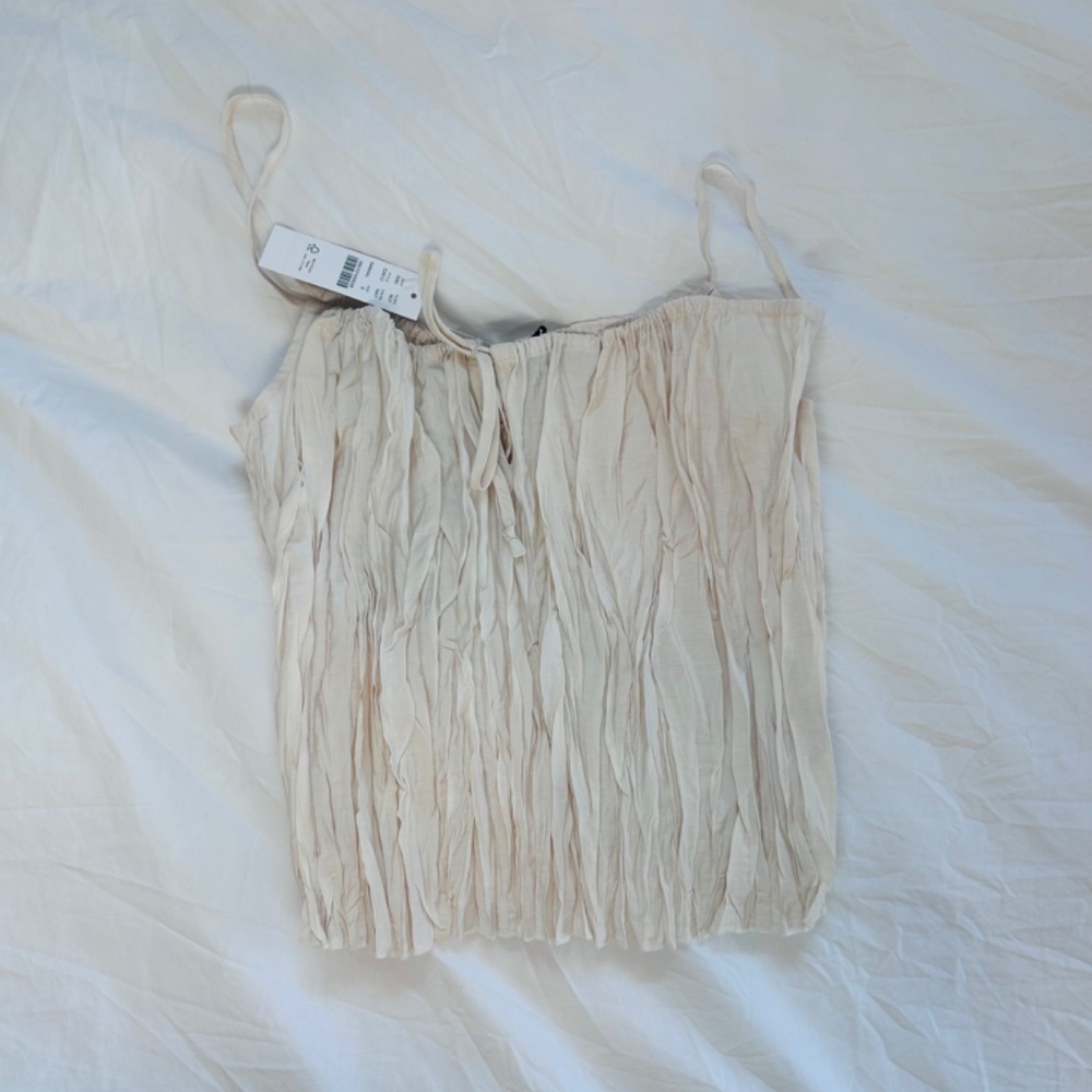 J.Crew Crinkled Tank Top - Picture 7 of 8